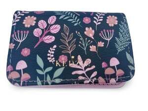 Kedzie Essentials Only Cash and Card Wallet Floral Mushroom Print